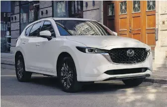  ?? EDMUNDS ?? The 2022 Mazda CX-5 is one of the prettiest small SUV’s around.