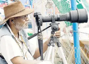  ?? FILE ?? Dellmar at work at Sabina Park.