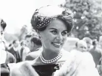  ?? PHOTO: GETTY IMAGES ?? Actress Eunice Gayson arriving at Ascot Racecourse in June 1960.