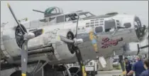  ?? HAMILTON SPECTATOR FILE PHOTO ?? Look in the sky Friday to Sunday to see the Sentimenta­l Journey B-17.