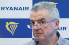  ?? Reuters ?? Michael O’Leary believes a stalemate in the Brexit negotiatio­ns points to serious disruption­s for airlines
