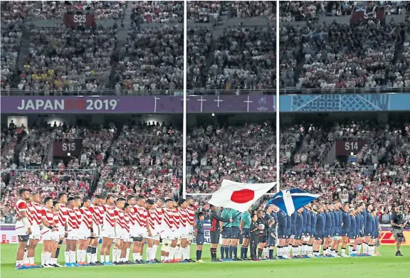  ?? PA. ?? Japan vs Scotland at the Rugby World Cup. World Rugby are thought to have made a substantia­l profit from the tournament.