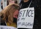  ?? Photograph: Robyn Beck/AFP/Getty Images ?? Soledad Peralta, mother of 14-year-old Valentina Orellana-Peralta, who was killed by Los Angeles police, described the horrifying scene at the department store.