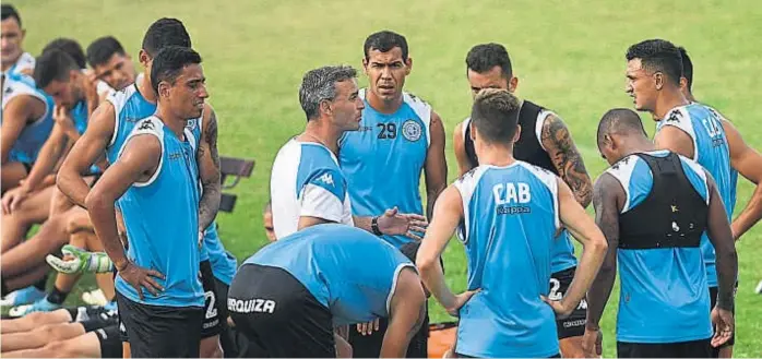  ?? (PEDRO CASTILLO) ?? Receso clave. Estos días, de parate obligado por la fecha Fifa, serán claves para que Belgrano encare más armado la recta final del campeonato, en la que se juega mucho.