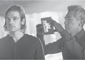  ?? SyFy ?? Jason Ralph, left, stars as Quentin and Hiro Kanagawa stars as Professor March in “The Magicians.”