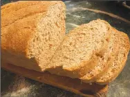  ?? (Courtesy photo/Eden Miller) ?? Miller started making whole grain bread long before the pandemic made it trendy. She starts from scratch, with wheat flour, yeast and oatmeal, and no bread machine is involved.
