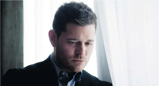  ?? MICHELLE SIU/ THE CANADIAN PRESS FILES ?? Michael Bublé’s new album, To Be Loved, is a collection of songs by artists who have influenced his own music. Bublé will host the Juno Awards on Sunday.