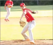  ?? Photo by Becky Polaski ?? Tommy Slay, 7, is shown pitching for St. Marys during Thursday night’s game against Wilcox.