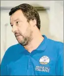  ?? DANIELE PANATO / EFE ?? Matteo Salvini