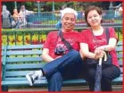  ??  ?? Bench president Virgilio Lim and vice president Nenita Lim were in Hong Kong to give support.