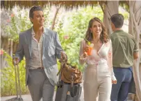  ??  ?? La pareja de actores mexicanos trabajó en Puerto Vallarta.