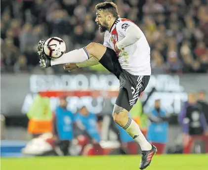  ?? GARCIA ADRASTI ?? Pratto. Se recupera de una lesión. River lo pagó 14 millones de dólares y su cláusula es de 30.