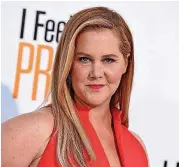  ?? [PHOTO BY JORDAN STRAUSS, INVISION/AP, FILE] ?? Amy Schumer arrives April 17 at the world premiere of “I Feel Pretty” in Los Angeles. Schumer has launched a podcast: “Amy Schumer Presents: 3 Girls, 1 Keith,” which also includes comedians Rachel Feinstein, Bridget Everett, and Keith Robinson.