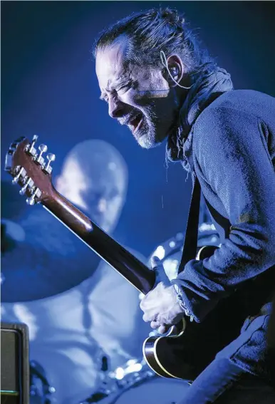  ?? EFE ?? Thom Yorke, líder de la banda británica Radiohead, sufrió el «hackeo» de su ordenador