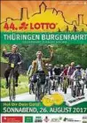  ??  ?? Der Flyer der . Lotto Thüringen Burgenfahr­t ist von Montag, . August, an in den Geschäftss­tellen dieser Zeitung erhältlich.