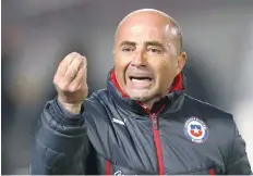  ??  ?? Jorge Sampaoli