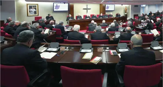  ??  ?? La Conferenci­a Episcopal Española (CEE) celebrará su Asamblea Plenaria a partir del lunes y tratará temas como la nueva ley de la infancia o la de autanasia