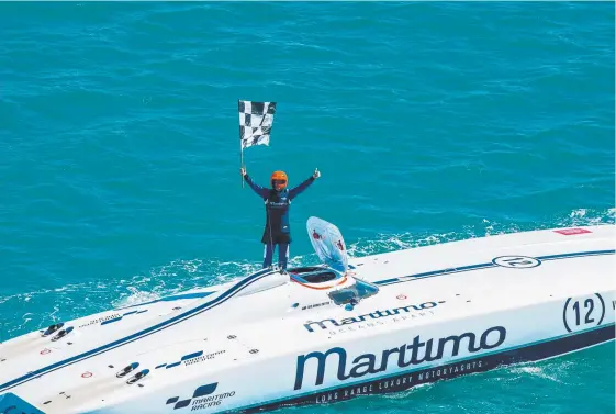  ?? Picture: REG BLUNT EMB PHOTOGRAPH­ICS ?? Maritimo will soon be selling off-shore superboats like this for $500,000.