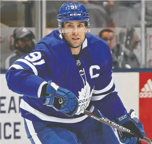  ?? CLAUS ANDERSEN / GETTY IMAGES FILES ?? The signing of John Tavares does not look as favourable to the Toronto Maple Leafs today as it did in July 2018,
writes Michael Traikos. Then not much looks as good as it did two calendar years ago.
