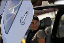  ?? MATT YORK — THE ASSOCIATED PRESS ?? United Aviate Academy student pilot Ashley Montano inspects her aircraft prior to a flight on Oct. 28 in Goodyear, Ariz. Montano hopes that in a few years she will be flying airline jets.