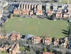  ??  ?? The playing field of the former Bramcote School ... to be a running track