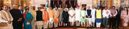  ??  ?? Modi's New Cabinet has 78 ministers