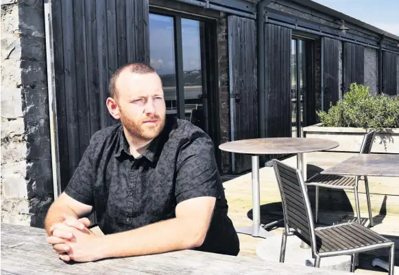  ??  ?? ‘We’re confident we’ll reopen, the last four years have been brilliant for us business-wise’ – Hywel Griffith, head chef and part owner of the Beach House restaurant, Oxwich