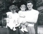  ??  ?? Beatrice and John Love with their two oldest daughters around 1949, the time of their conversion at a Billy Graham crusade in Altoona.
