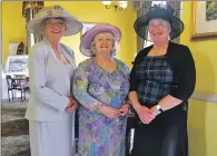  ??  ?? Mid Argyll SWI group secretary Jean Smith, Linda Tighe, treasurer, and Catherine Smith, group president.