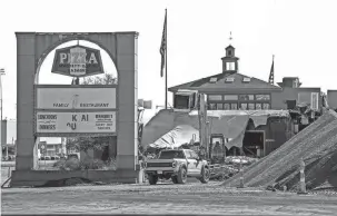  ?? ?? The family-owned Pasquale's restaurant has been shuttered for nearly five years.