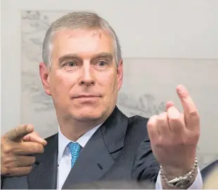  ?? Picture: PA. ?? Lawyers of alleged Jeffrey Epstein victims have put more pressure on the Duke of York to speak about their friendship.