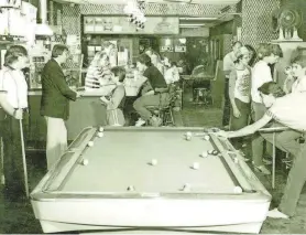  ?? PHOTOS PROVIDED BY THE BREAK ARCADE ?? The Break Arcade opened in 1973 as a billiards hall and pinball arcade.