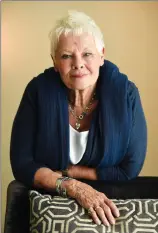  ?? Associated Press photo ?? Judi Dench, a cast member in the film “Victoria and Abdul,” poses for a portrait while Toronto Sept. 11 for the Toronto Internatio­nal Film Festival.