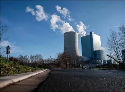  ?? FOTO: FABIAN STRAUCH ?? Fortum försvarar uppstarten av Datteln 4 i Tyskland med att ny kolkraft är bättre än gammal.