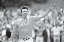  ?? USA TODAY SPORTS ?? Northern Ireland’s Rory McIlroy was voted PGA Tour player of the year over favorite Brooks Koepka after posting the most top-10 finishes and winning the FedEx Cup. It’s the third time McIlroy has won the Jack Nicklaus Award, and the first without having won a major.