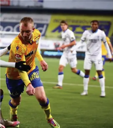  ?? FOTO JEFFREY GAENS ?? Christian Brüls debuteerde vorige zondag voor STVV tegen Club Brugge.