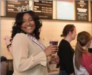  ?? SUBMITTED PHOTO/ERICA THOMPSON ?? Miss WCU Jamie Thomas-McDowell is a “celebrity barista.”