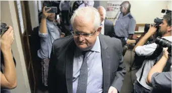  ?? African News Agency (ANA) ?? FORMER Bosasa chief operations officer Angelo Agrizzi appears at the Specialise­d Commercial Crimes Court in Pretoria. | OUPA MOKOENA