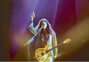  ??  ?? Love not lost: The Temper Trap’s second visit to the country was as sublime as ever.