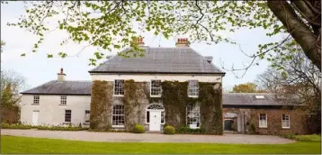  ??  ?? Clonganny House is now included in the latest Michelin Guide.