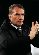  ??  ?? Brendan Rodgers: ‘Players gave everything’ in their 7-1 defeat to Paris St Germain