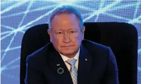  ?? Photograph: Reuters ?? Mining billionair­e Andrew Forrest is pursuing criminal charges against Facebook’s parent company Meta over alleged scam ads featuring his image.