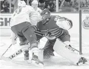  ??  ?? Panthers forward Jonathan Huberdeau (11) scores during the 2020 NHL All-Star Game.