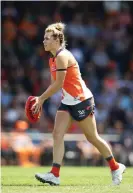  ?? Photograph: Matt King/Getty Images ?? Jacinda Barclay played four seasons of AFLW with GWS Giants.