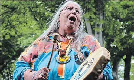  ?? ALISON LANGLEY THE NIAGARA FALLS REVIEW ?? A Gathering event was held at the Landscape of Nations at Queenston Heights on Saturday to mark National Indigenous Peoples Month.