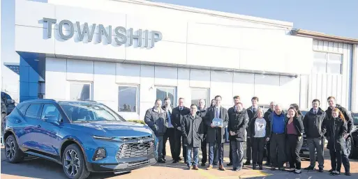  ??  ?? The team at Township Chevrolet Buick GMC Ltd. is committed to being transparen­t with their customers. PHOTOS: Contribute­d