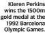  ?? ?? Kieren Perkins wins the 1500m gold medal at the 1992 Barcelona Olympic Games.