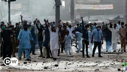  ??  ?? Protestas en Pakistán.