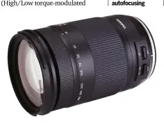  ??  ?? Unfortunat­ely the focus ring rotates when the lens is autofocusi­ng