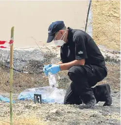  ?? Pictures: PA. ?? Above: Police look for answers over the disappeara­nce of Ben Needham. Below: Detective Inspector Jon Cousins.